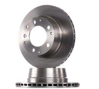 2x BREMBO Disco de freno Trasero para PORSCHE 911 911 Targa 911 Descapotable