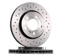 2x BREMBO Disco de freno Trasero para VW Golf IV Hatchback (1J1) 256mm