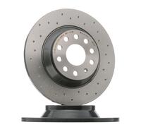 2x BREMBO Disco de freno Trasero para VW Golf VII Hatchback (5G1, BQ1, BE1, BE2)