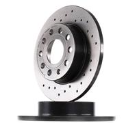 2x BREMBO Disco de freno Trasero para VW Golf VII Hatchback (5G1, BQ1, BE1, BE2)