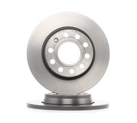 2x BREMBO Disco de freno Trasero para VW Passat B5 GP Variant (3BG, 3B6) 255mm