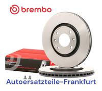 2x BREMBO Discos de freno 283 mm DELANTEROS CITROEN C4 + OPEL CROSSLAND X + P...