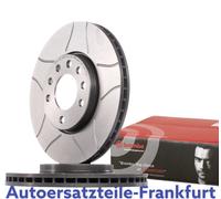 2x BREMBO discos de freno delanteros opel signum vectra c / cc + fiat croma...