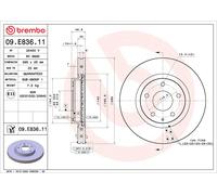 2X BREMBO Discos De Freno Delanteros Para Mazda CX-30 DM 3 Hatchback BP BP