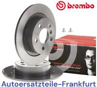 2x BREMBO Discos de freno TRASEROS BMW F40 F44 F45 F46 X1 F48 X2 F39 i3 MINI ...