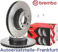 2x BREMBO XTRA LINE Discos de freno PERFORADOS DELANTEROS BMW X3 F25 X4 F26 s...
