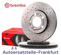 2x BREMBO XTRA LINE discos de freno VW GOLF 4 POLO AUDI A1 A2 A3 SKODA SEAT...