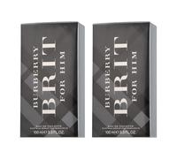 2x Burberry Brit para él EDT 100 ml