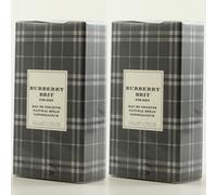 2x Burberry Brit para él EDT 50 ml