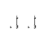 2X C TríPode Abrazadera Montaje en Escritorio Soporte de Luz con RóTula Bola 1/4 Pulg. Accesorio Mesa Ajustable para CáMara