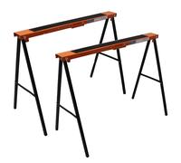 2x Caballete Plegable Caballete De Trabajo Soporte De Acero 250 Kg De Capacidad