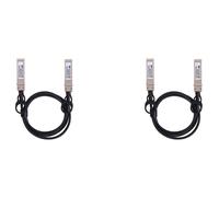 2X Cable 10G SFP + Twinax, Cobre de Conexión Directa (DAC) Cable Pasivo 10GBASE SFP para SFP-H10GB-CU1M, , (1M)