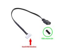 2X Cable Adaptador de Ventilador ARGB de 5 V de 3 Pines A 6 Pines para el Conector Adaptador del Controlador de Ventilador Coolmoon.