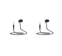 2X Cable Corto Cable de Extensión de Auricular Unilateral Auricular en la Oreja Auricular Individual Auricular de Silicona Conector de 3,5 mm para