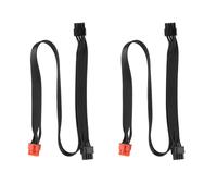 2X Cable de Alimentación PCIe de 8 Pines Una 8 Pines PCI Express GPU de 8 Pines Una 2 Puertos 6 + 2 Pines para TT Thermaltake Toughpower 1000W 1200W