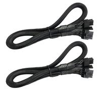 2X Cable de Alimentación PCIE VGA Flexible de 8 Pines A 8 Pines (6 + 2) para EVGA Supernova 650750850 1000 1600 2000 G2
