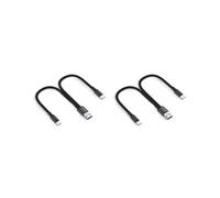 2X Cable de Carga Divisor Tipo C de Doble Puerto de Carga Rápida 6A Cable de Dispositivo Alimentado Dispositivos TYPE-C+TYPE-C Encendidos