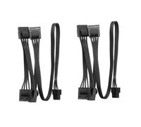 2X Cable de Fuente de Alimentación Modular de 6 Pines Una 4 Cable de 6 Pines Una 4 IDE para RM1000X RM850X