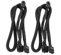 2X Cable de Fuente de AlimentacióN PCIE VGA de 8 Pines una Doble 8 Pines Y 6 Pines para EVGA Supernova G2 G3 G5 P2 T2 GS G+ 650 750 850 1000