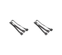 2X Cable de Fuente de Alimentación Periférica de 5 Pines A 3 Puertos para PSU Modular Enermax
