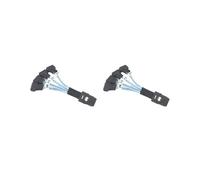 2X Cable de Transferencia de Datos de Alta Velocidad SAS SFF-8087 A 4X Macho 3.0 SSD, 1 A 4, Cables de Computadora de 0,3 M, Cables de
