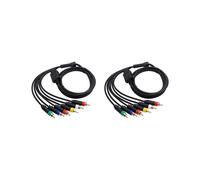 2X Cable RGB/RGBS para Videoconsolas N64 SFC SNES NGC Cable Compuesto Estabilidad Fuerte Sin Adaptador BNC
