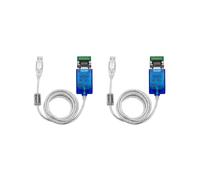 2X Cable Serial USB A 485/422 Convertidor de Comunicación Serial Industrial RS485 A USB UT-890A-N