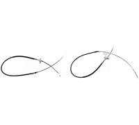 2x Cables de freno de mano FEBI BILSTEIN Parte trasera I+D para MERCEDES-BENZ