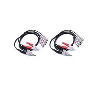 2X Cables de Prueba para Medidor de 600-700 mm, Terminal de Clip, Línea Kelvin, Sondas Kelvin de Cuatro Hilos de Alta Calidad, Pinza Kelvin.