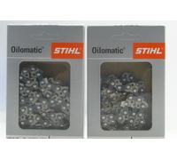 2X Cadena de Sierra Stihl (3610 000 0050) Pmm 3 / 3/8" P/1,1mm 50TG 35cm 61PM