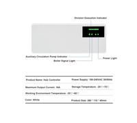 2X Caja de Control de VáLvula EléCtrica del Controlador del Concentrador de 8 Canales para el Controlador de Temperatura del Sistema de CalefaccióN