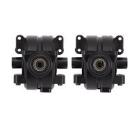 2X Caja de Engranajes del Conjunto Completo Drive & Dif Engranaje para HSP 1:10 RC Car Parts 02051 02030 03015 02024 94123 94106 94107 94108, Caja de