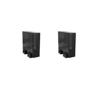 2X Caja de Escritorio M06 Chasis de PC -ITX Caja de Control Industrial Versátil y Eficiente con Soporte de Pie