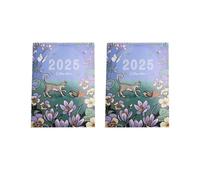 2X Calendario de Pared 2025 de Arte de la Naturaleza y la Vida Silvestre ArtworkByAngie Calendario 2025 para el Hogar Calendario de Pared de la