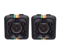 2X Cámara Cámara Oculta Cámara Inalámbrica 1080P HD Cámara Pequeña Portátil con Detección de Movimiento Grabación En Bucle