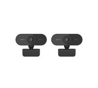 2X CáMara Web 1080P con MicróFono CáMara Web HD CáMara USB para PC Laptop, Zoom, Skype, Facetime, Windows, Linux