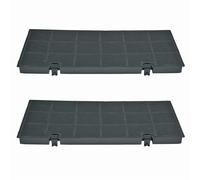 2x Carbón Type150 Compatible Con AEG 9029801207 435x217mm Campana Extractora
