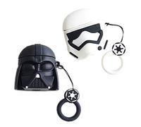 2X Carcasa Protectora para Auriculares inalámbricos con Dibujos Animados Apple Airpods 1 y 2 Funda Protectora Adecuada como Regalo de Recuerdo para Parejas (Star Wars)