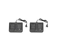 2X Cargador de Batería de Dos Plazas de Repuesto para Taladro Amoladora Eléctrico BL1815 BL1830 BL1840 BL1860 de Ion de Litio de 18 V y 21 V con