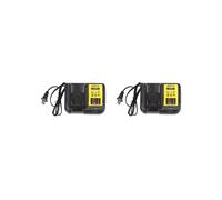2X Cargador de Batería de Iones de Litio Dcb112 para 10,8 V 12V 14,4 V 18V Dcb101 Dcb200 Dcb140 Dcb105 Dcb200 Enchufe Estadounidense Negro