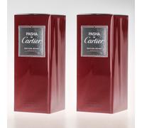 2x Cartier Pasha - Édition Noire Sport Eau de Toilette Spray 150 ml