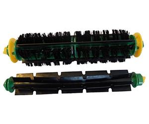 2x cepillo redondo compatible con iRobot Roomba 585, 581, 580, 570 robot aspirador - cepillo laminado, cepillo de cerdas, set de cepillos
