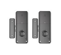 2X Cerradura con Tarjeta IC Inteligente Tuya App para Puerta de Madera Cerradura Cerradura Electrónica Sin Taladro Instalación Oculta en