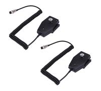 2X CM4 CB Radio Altavoz Microfono con 4Pines Aplicable A / Walkie Talkie del Coche