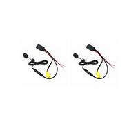 2X Coche 5,0 Aux Cable MicróFono Manos Libres TeléFono MóVil Adaptador de Llamadas Gratis para Punto Alfa 159