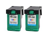 2X Color Compatible 339 344 Ink Cartridge for h-*0p339 for 344 for of-icejet 7210 7313 7410 P-otosmart 2710 8450 Printer