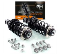 2x Completo Amortiguador Puntal Juego Delantero para Fiat Multipla 1998- 1.6 ,