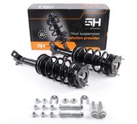 2x Completo Amortiguador Puntal Juego Delantero para Ford Fusion Ju 1.4TDCi