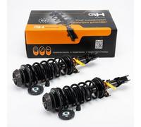 2x Completo Amortiguador Puntal Juego Delantero para Nissan Micra (K14) 2016-