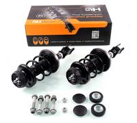 2x Completo Amortiguador Puntal Juego Delantero para Renault Clio 1998- 1.2 16V